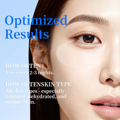 4PCS Microneedle Hyaluronic Acid Patch, Eye and Facial Facial Mask, Effectively Moisturize Skin, Deeply Tighten Delicate Skin